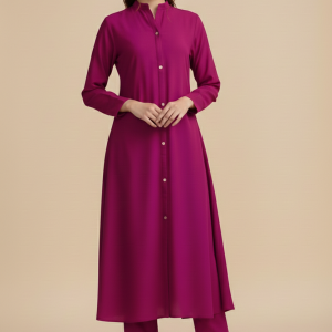 2-Piece Magenta Pink Dress