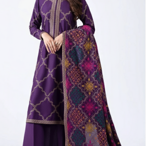 3-Piece Digital Printed Khadar Suite